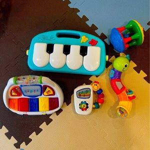 Set of 5 musical kids toys under 1 year old